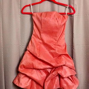 BRAND NEW GORGEOUS PINK STRAPLESS JESSICA MCCLINTOCK PROM/EVENING GOWN! SIZE 2